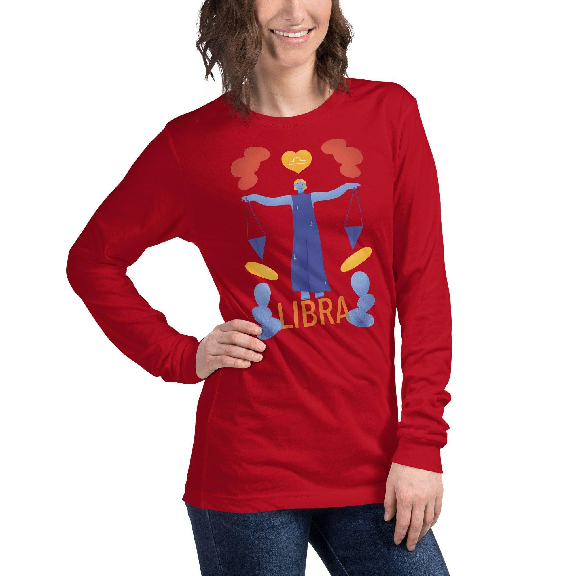 Libra Unisex Long Sleeve Tee - Raw Edition - 