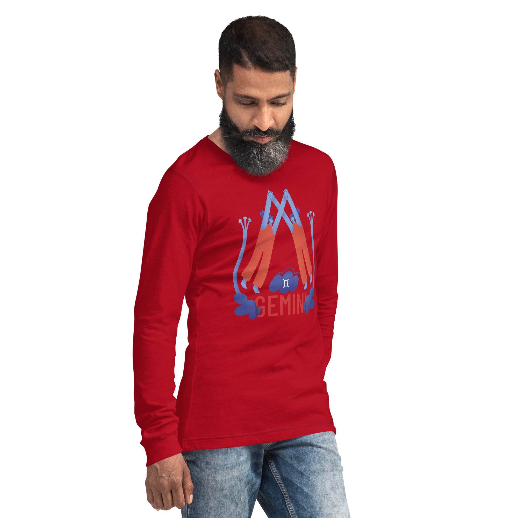 Gemini Unisex Long Sleeve Tee - Raw Edition - 