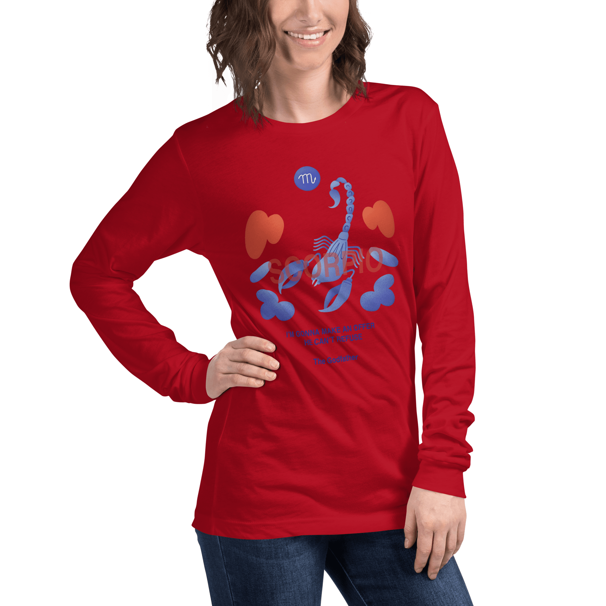 Scorpio Unisex Long Sleeve Tee - Godfather B Edition - 
