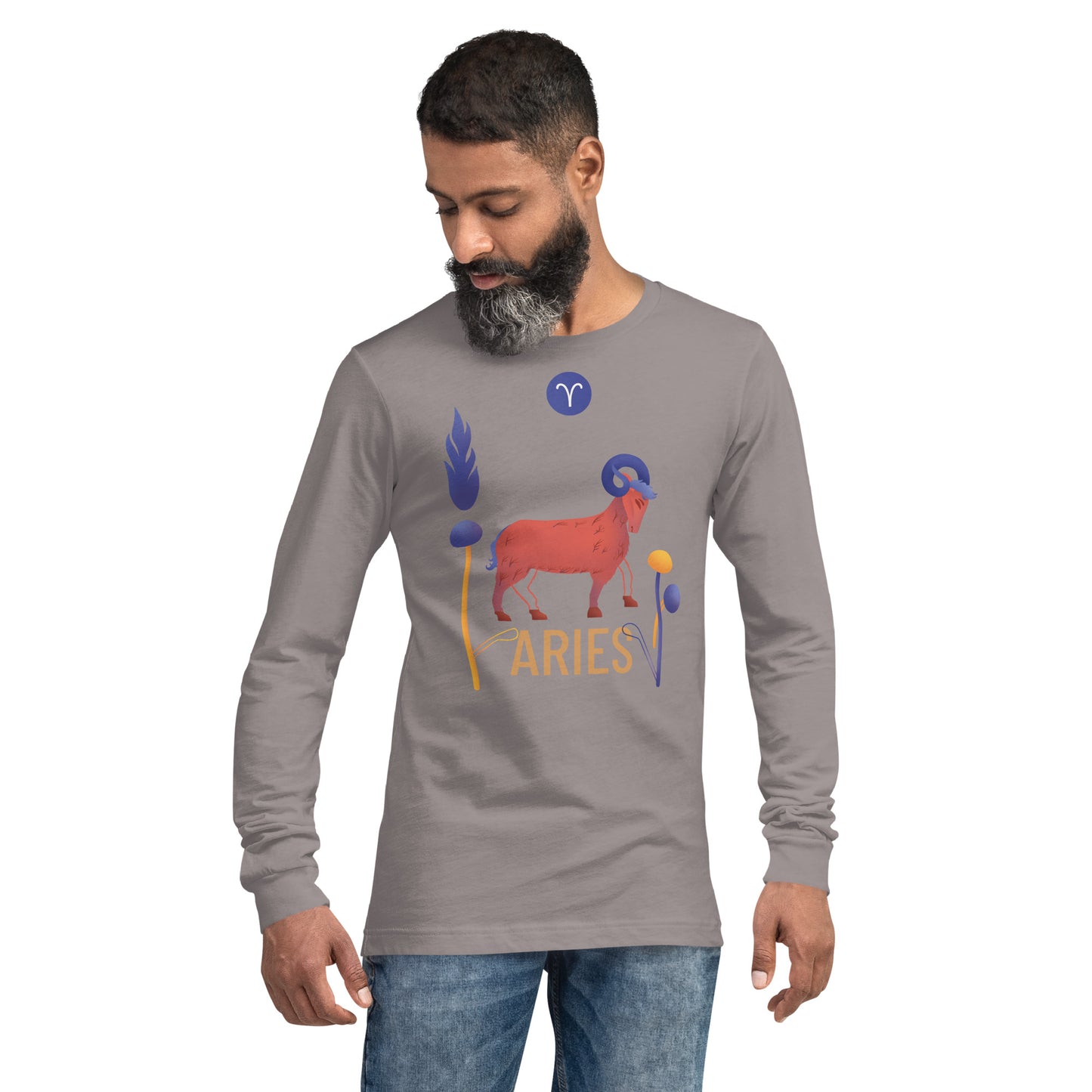 Aries Unisex Long Sleeve Tee Raw