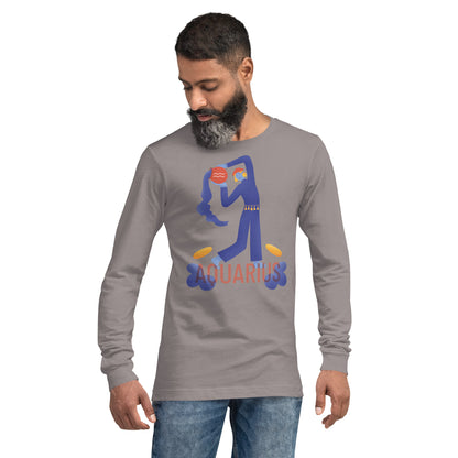 Aquarius Unisex Long Sleeve Tee - Raw Edition