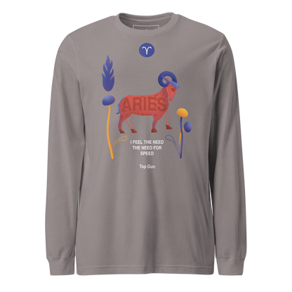 Aries Unisex Long Sleeve Tee Top Gun - Edition