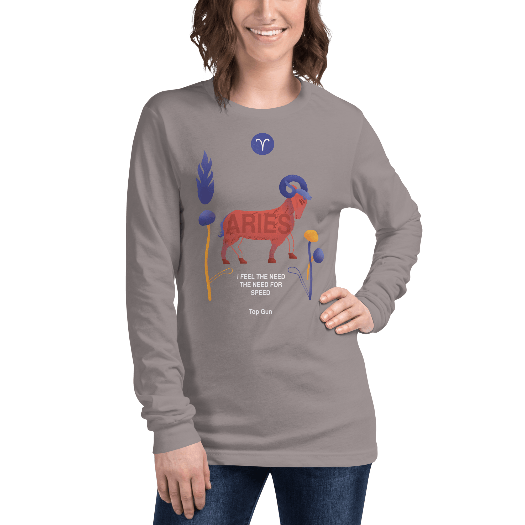 Aries Unisex Long Sleeve Tee Top Gun - Edition - 