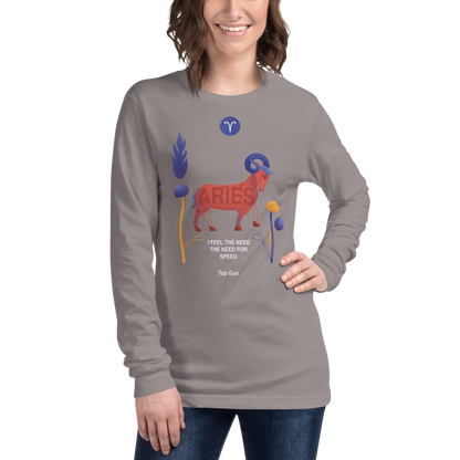 Aries Unisex Long Sleeve Tee Top Gun - Edition