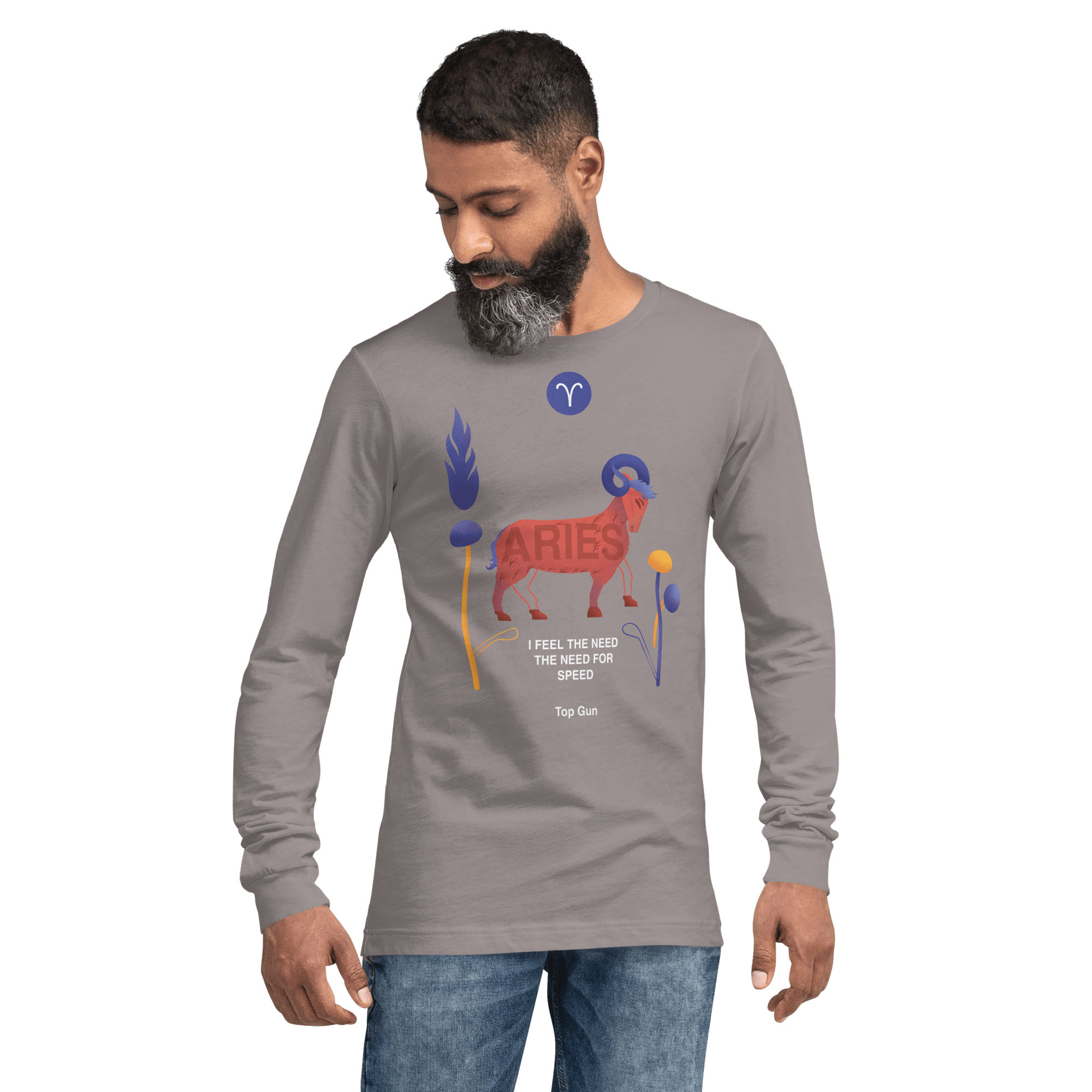 Aries Unisex Long Sleeve Tee Top Gun - Edition - 