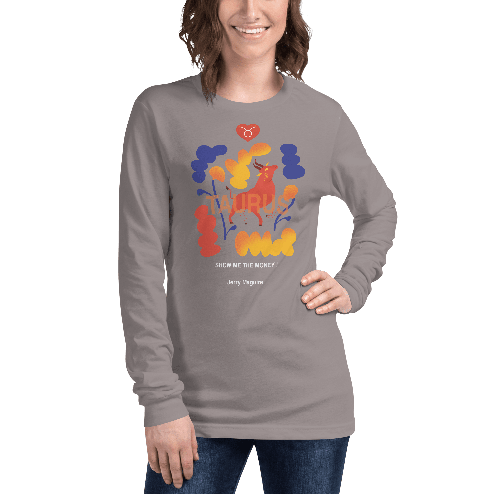 Taurus Unisex Long Sleeve Tee Jerry Maguire Edition - 