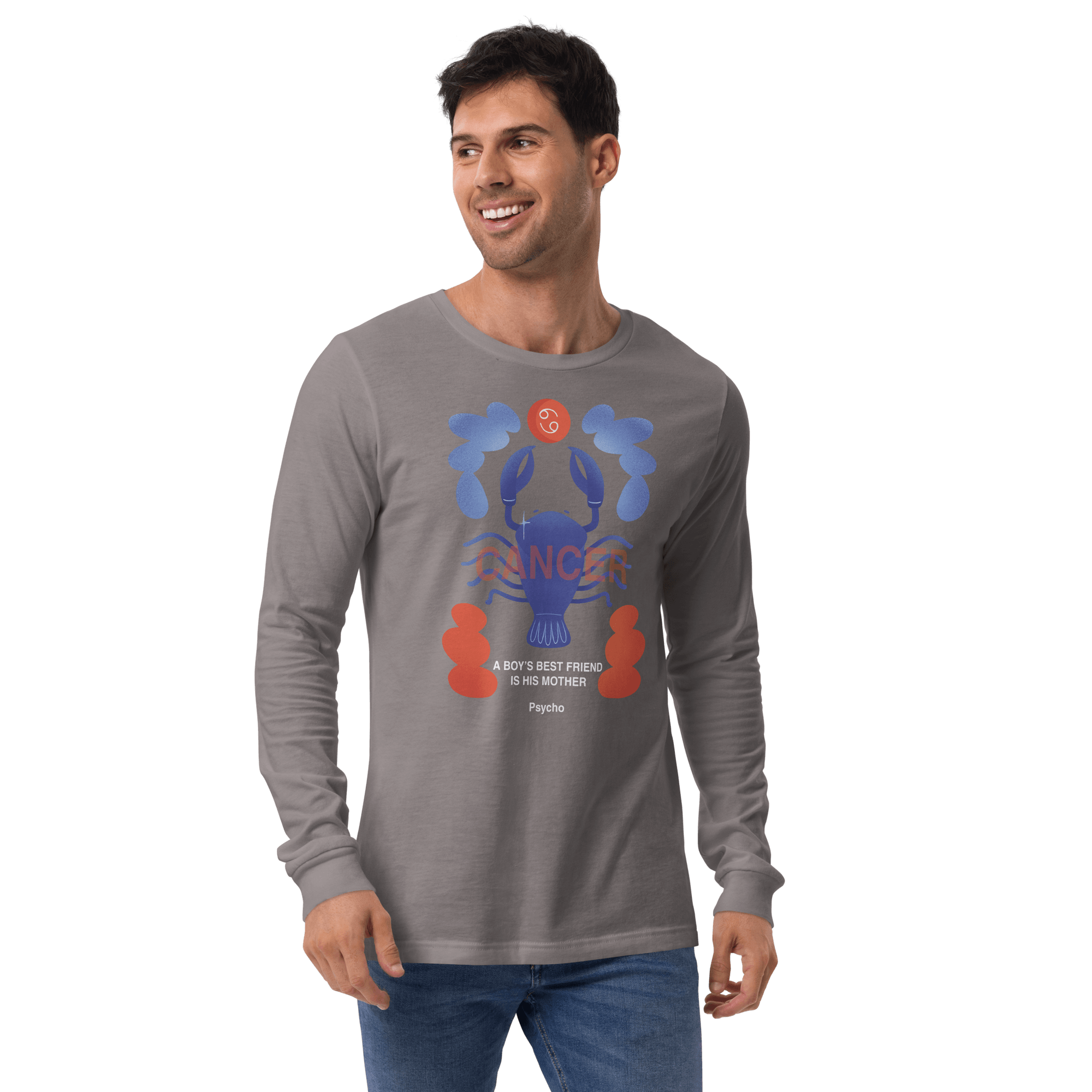 Cancer Unisex Long Sleeve Tee Psycho Edition - 