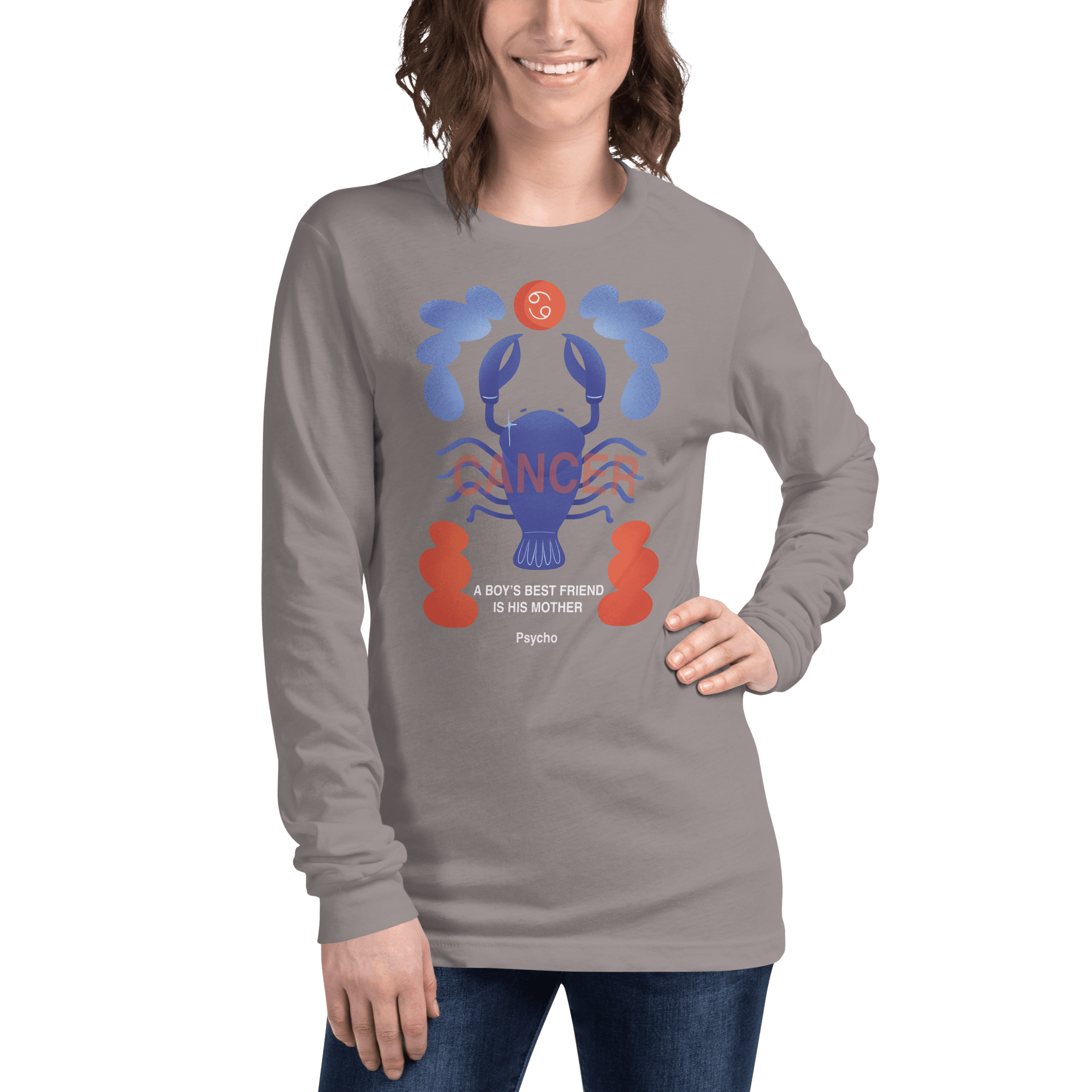 Cancer Unisex Long Sleeve Tee Psycho Edition - 