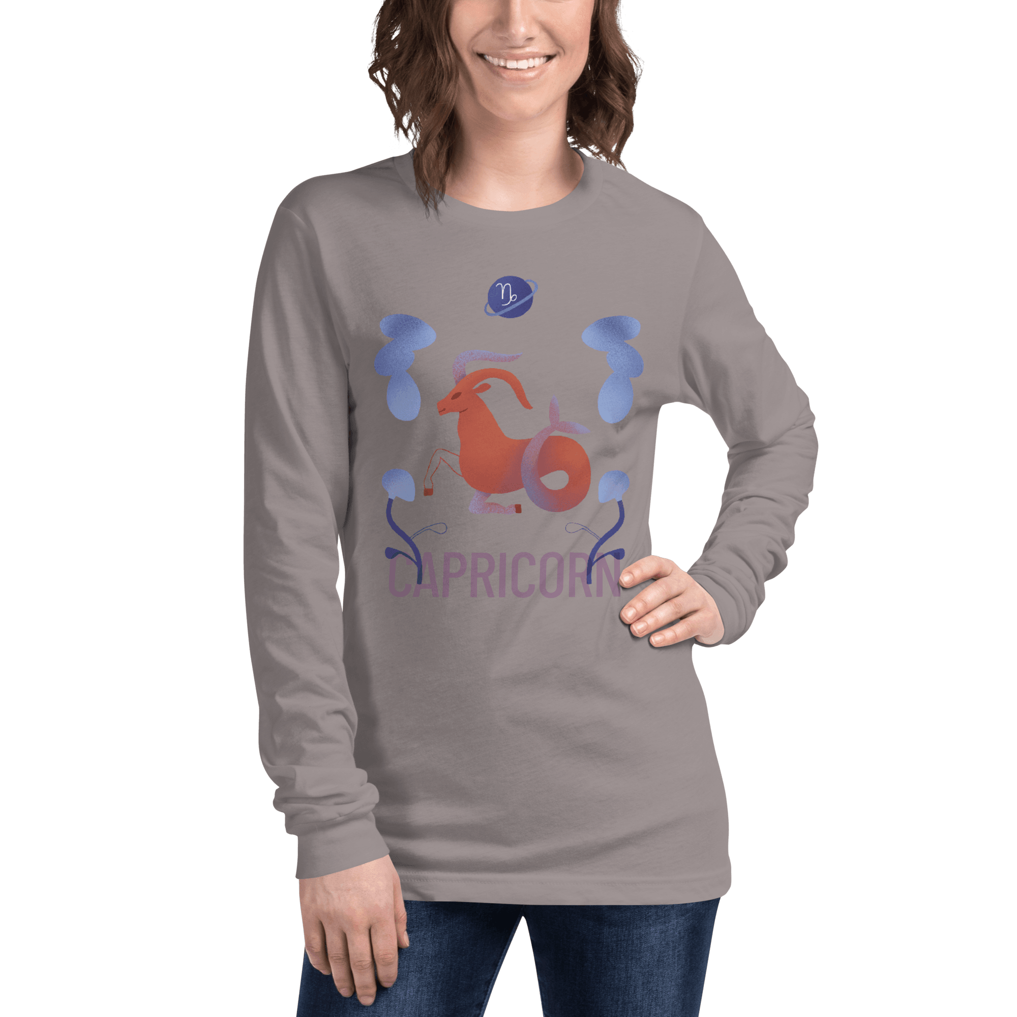 Capricorn Unisex Long Sleeve Tee - Raw Edition - 