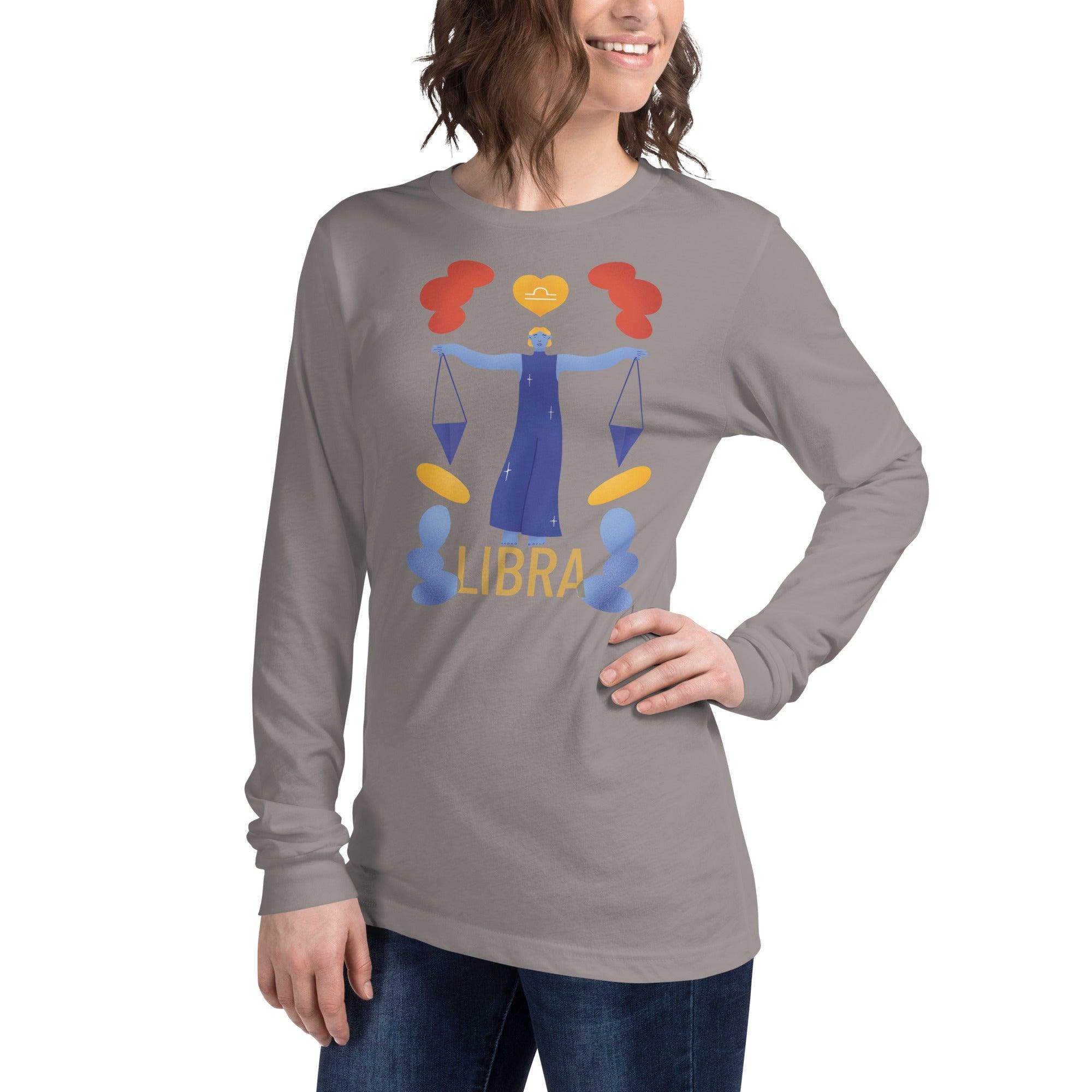 Libra Unisex Long Sleeve Tee - Raw Edition - 