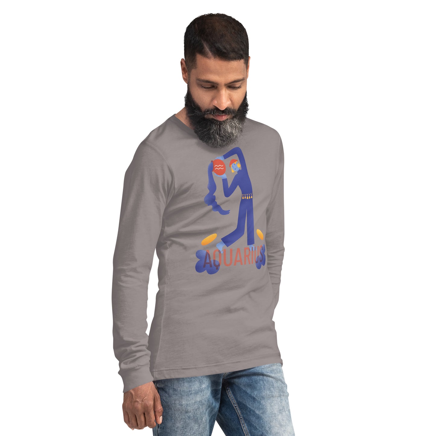 Aquarius Unisex Long Sleeve Tee - Raw Edition