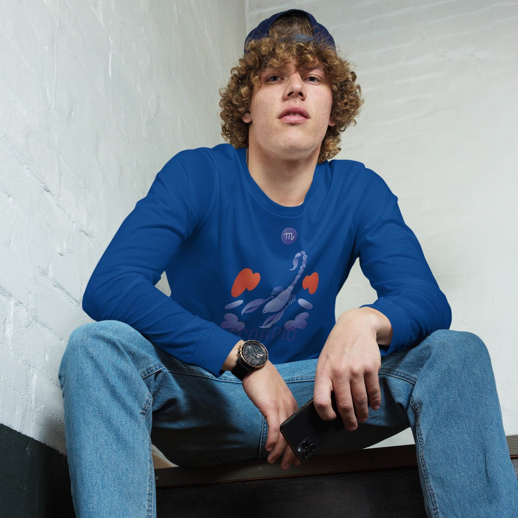 Scorpio Unisex Long Sleeve Tee - Raw Edition - 