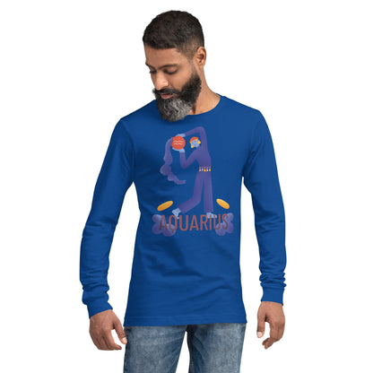 Aquarius Unisex Long Sleeve Tee - Raw Edition