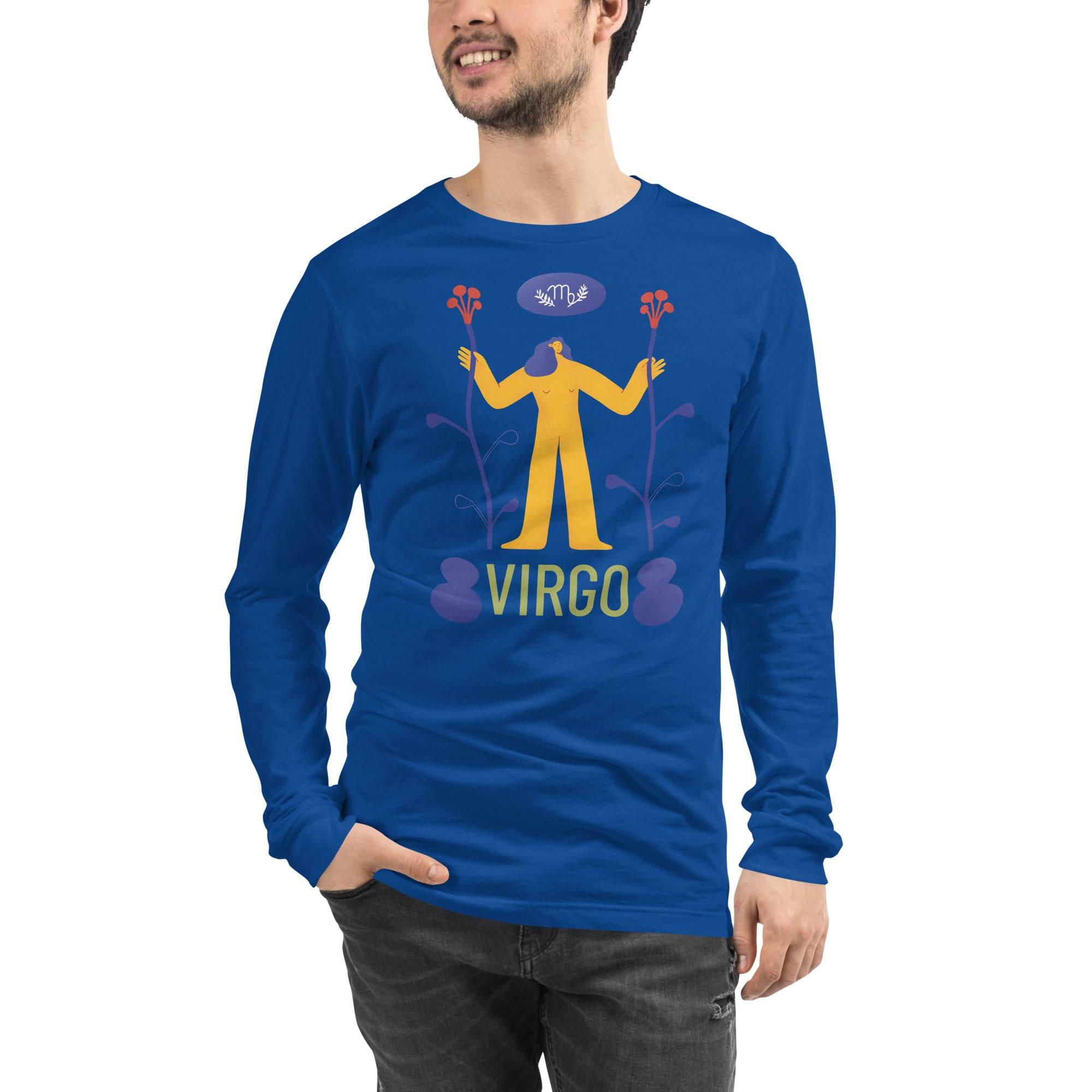 Virgo Unisex Long Sleeve Tee - Raw Edition - 