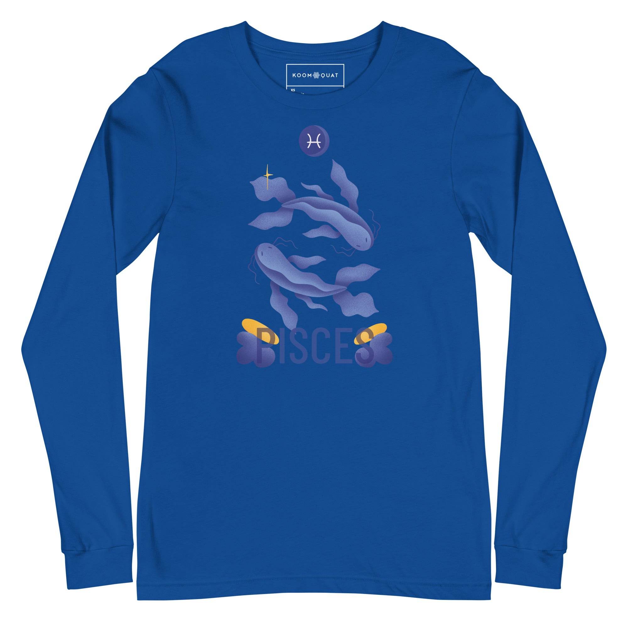 Pisces Unisex Long Sleeve Tee - Raw Edition - 