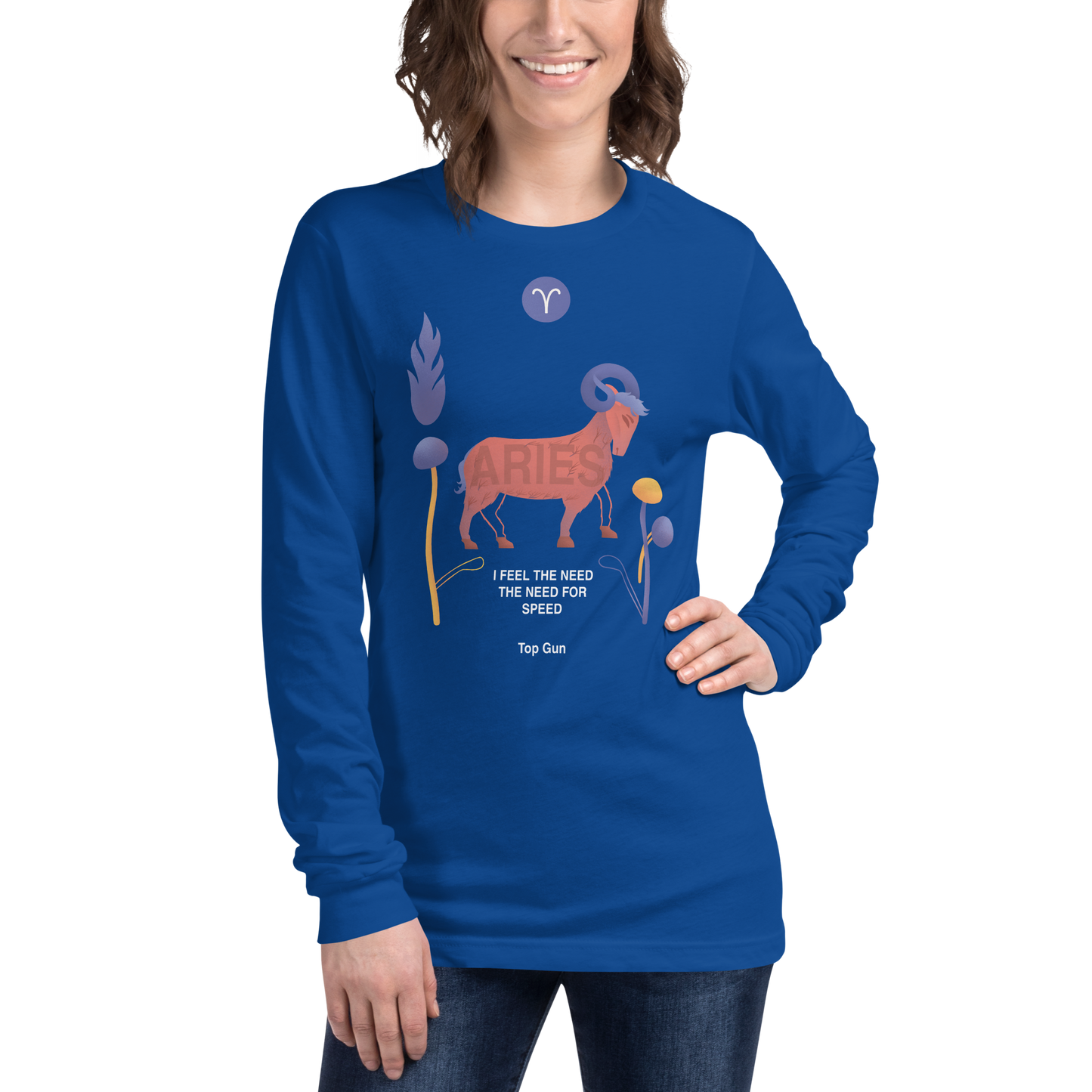 Aries Unisex Long Sleeve Tee Top Gun - Edition