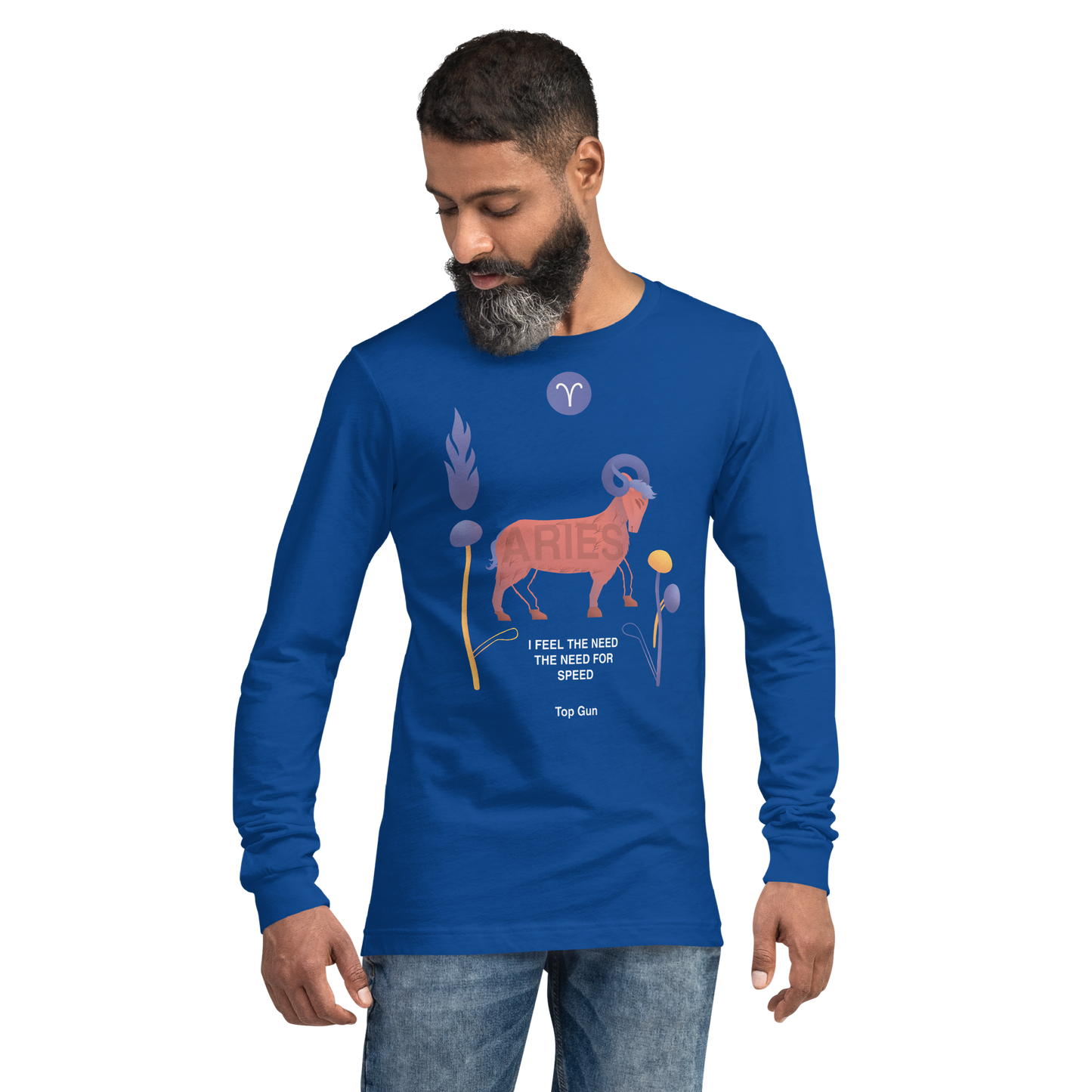 Aries Unisex Long Sleeve Tee Top Gun - Edition