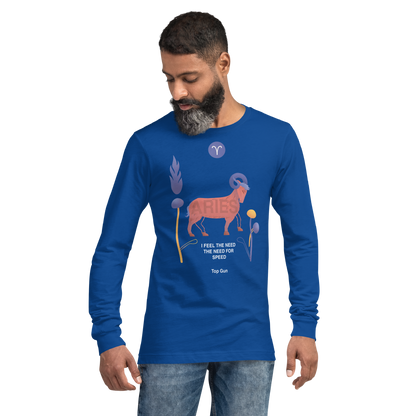 Aries Unisex Long Sleeve Tee Top Gun - Edition