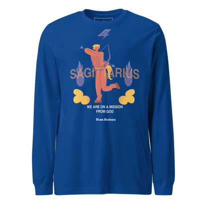 Sagittarius Unisex Long Sleeve Tee - The Blues Brothers Edition