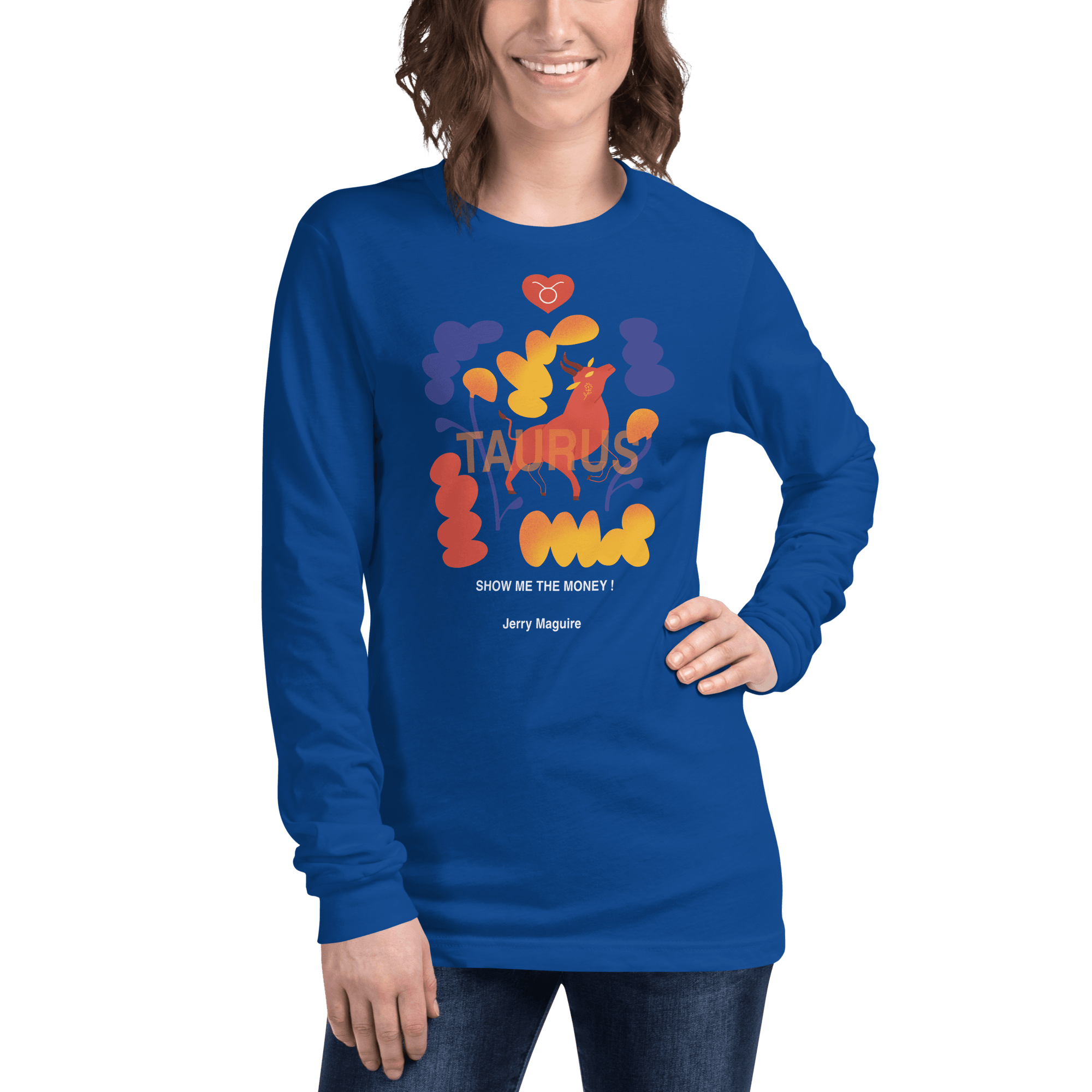 Taurus Unisex Long Sleeve Tee Jerry Maguire Edition - 