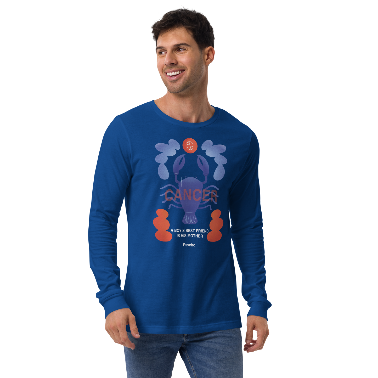 Cancer Unisex Long Sleeve Tee Psycho Edition