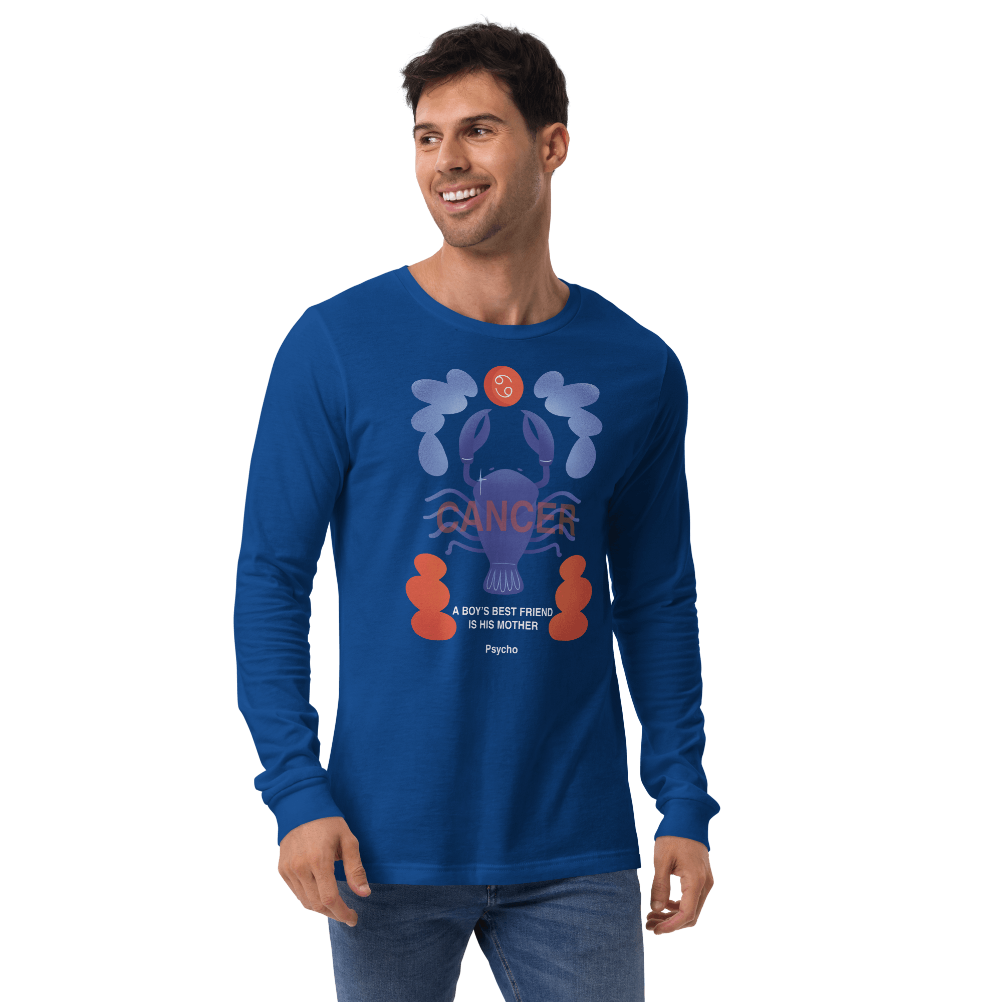 Cancer Unisex Long Sleeve Tee Psycho Edition - 