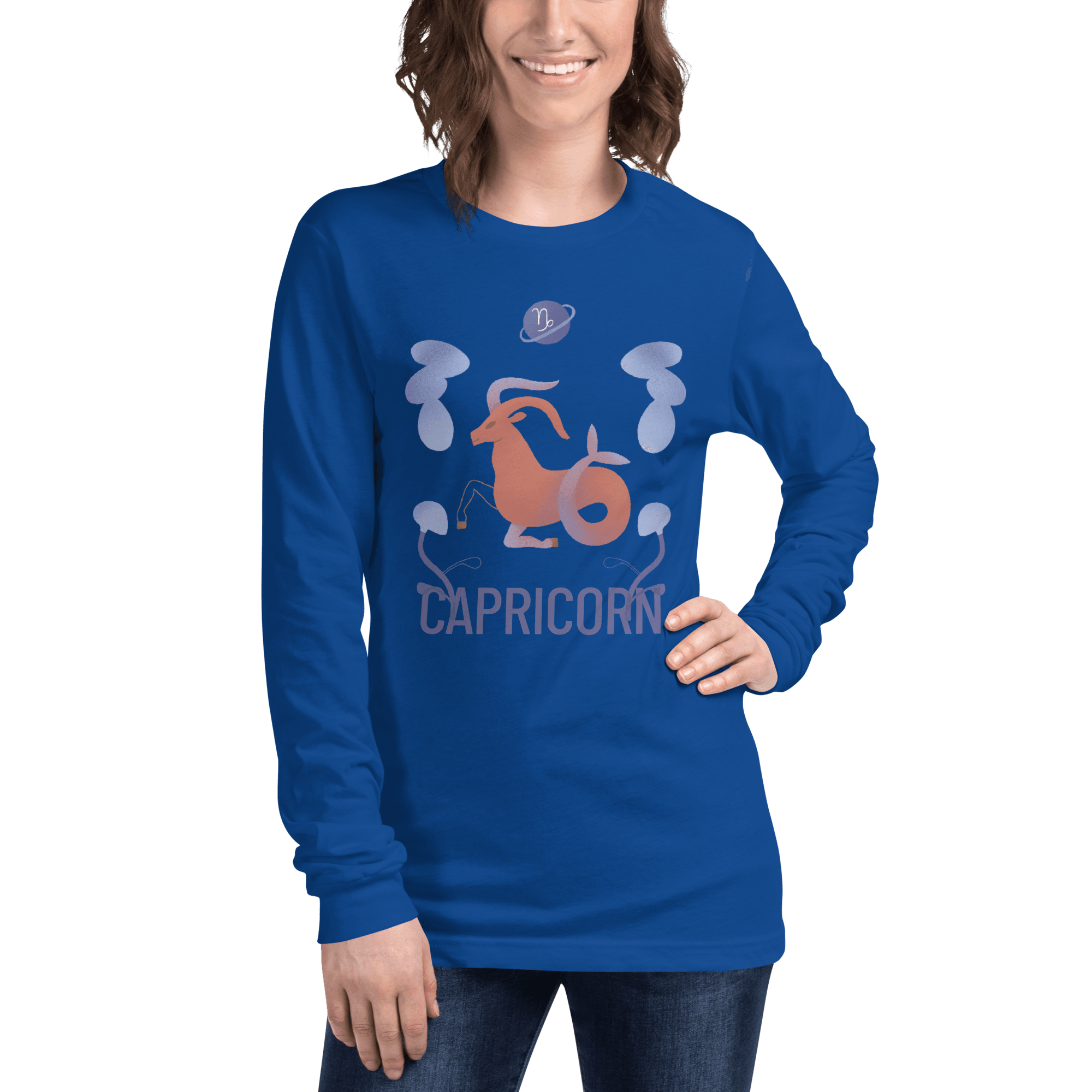 Capricorn Unisex Long Sleeve Tee - Raw Edition - 