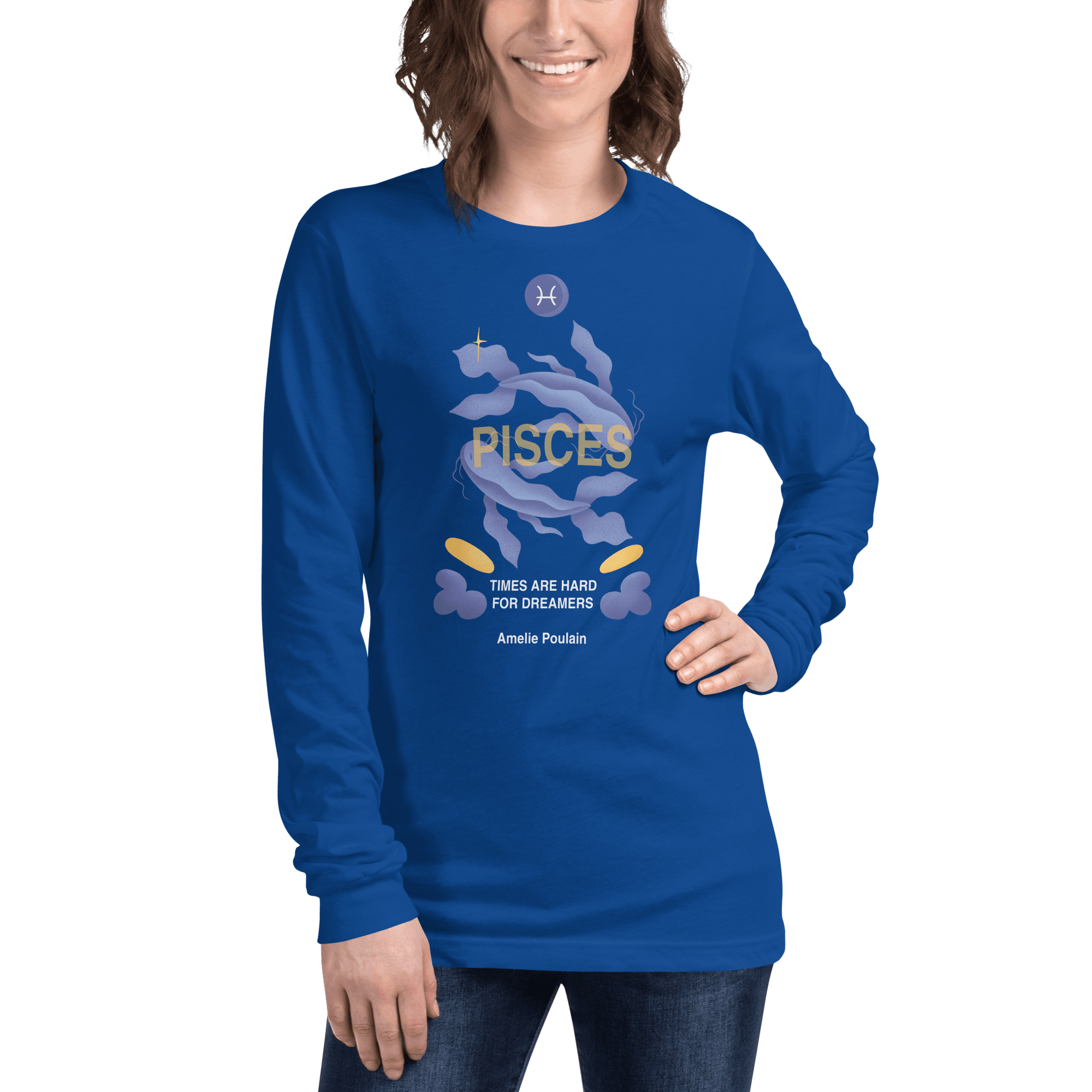 Pisces Unisex Long Sleeve Tee - Amelie Poulain Edition - 