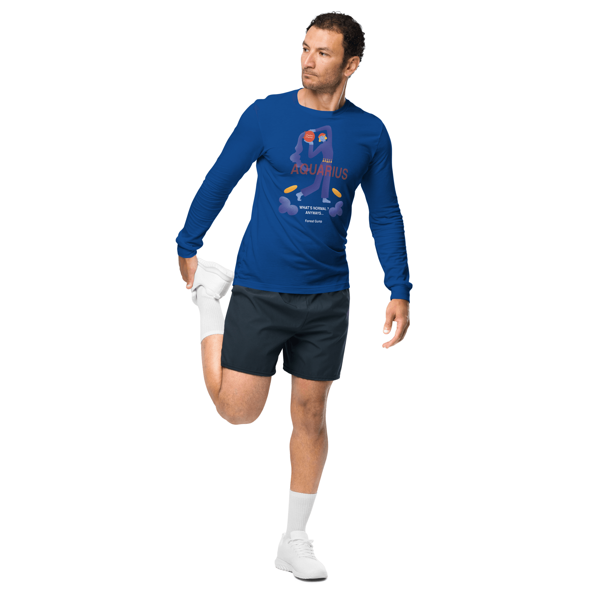 Aquarius Unisex Long Sleeve Tee - Forrest Gump Edition - 
