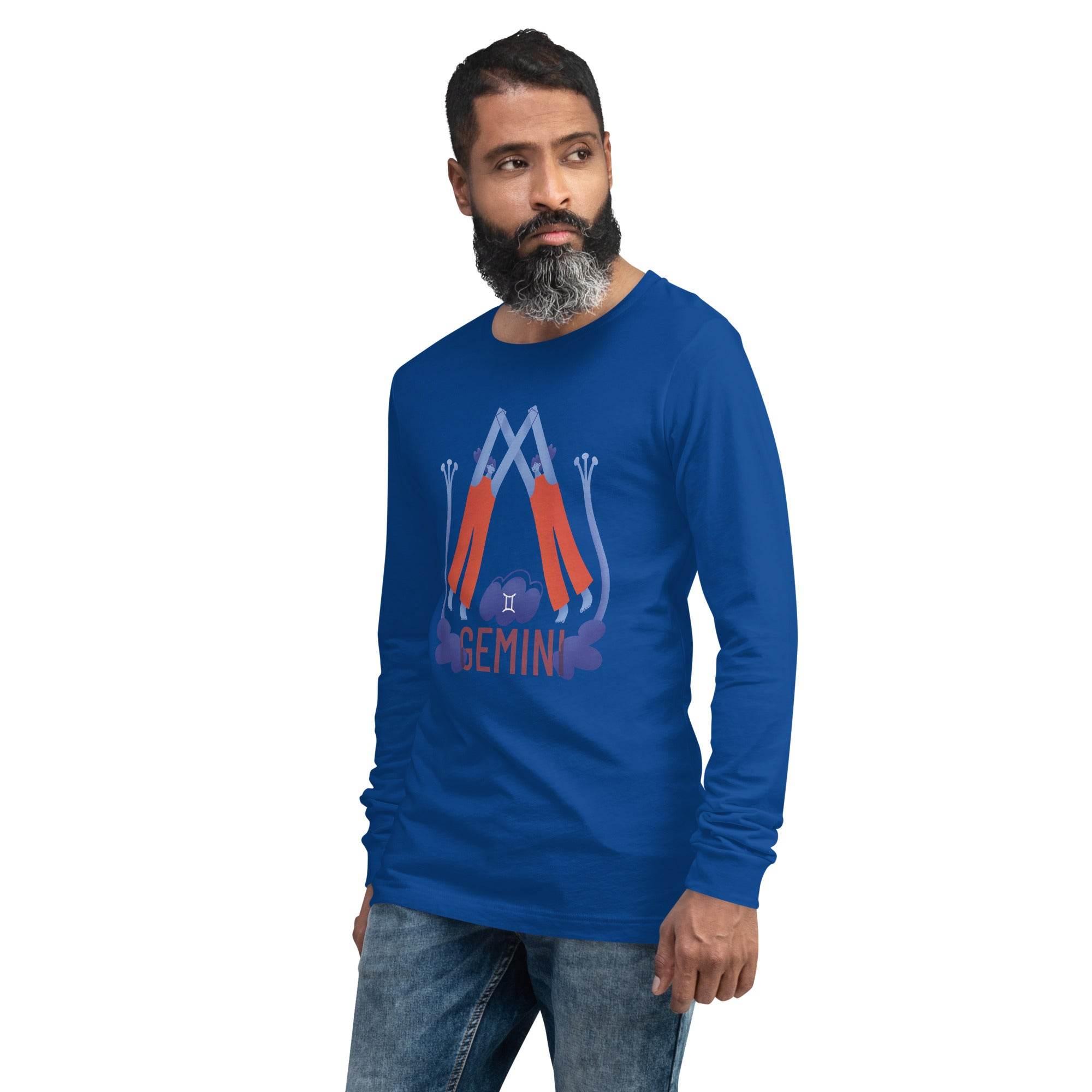 Gemini Unisex Long Sleeve Tee - Raw Edition - 