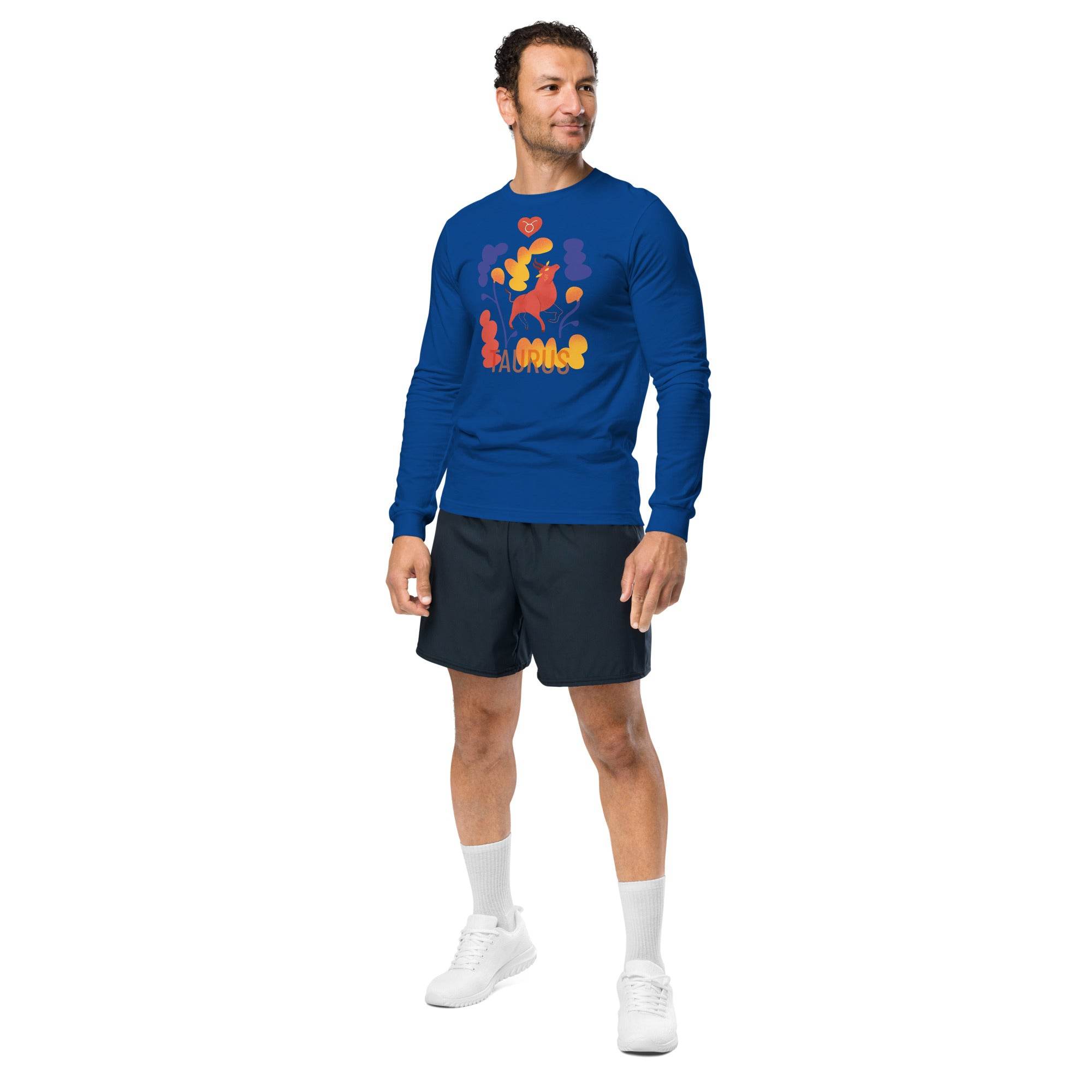 TAURUS Unisex Long Sleeve Tee Raw - 