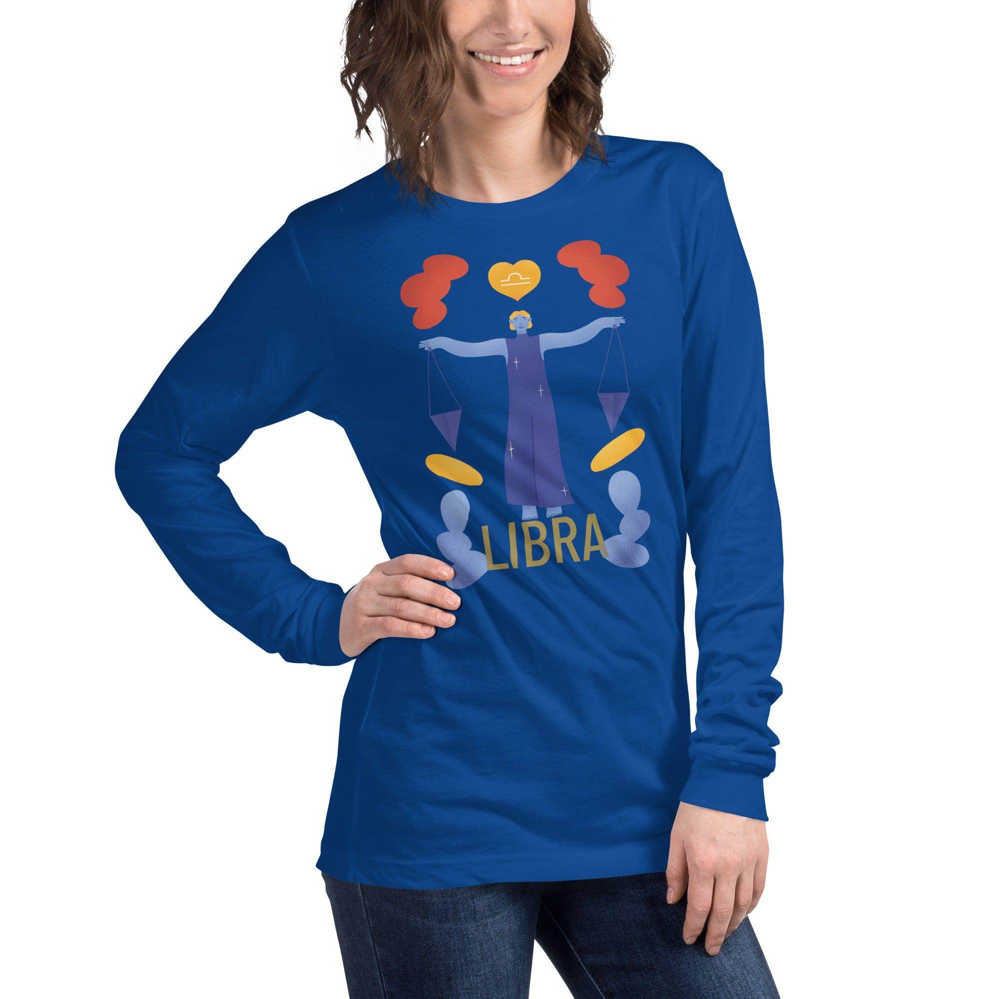 Libra Unisex Long Sleeve Tee - Raw Edition - 