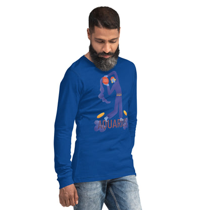 Aquarius Unisex Long Sleeve Tee - Raw Edition