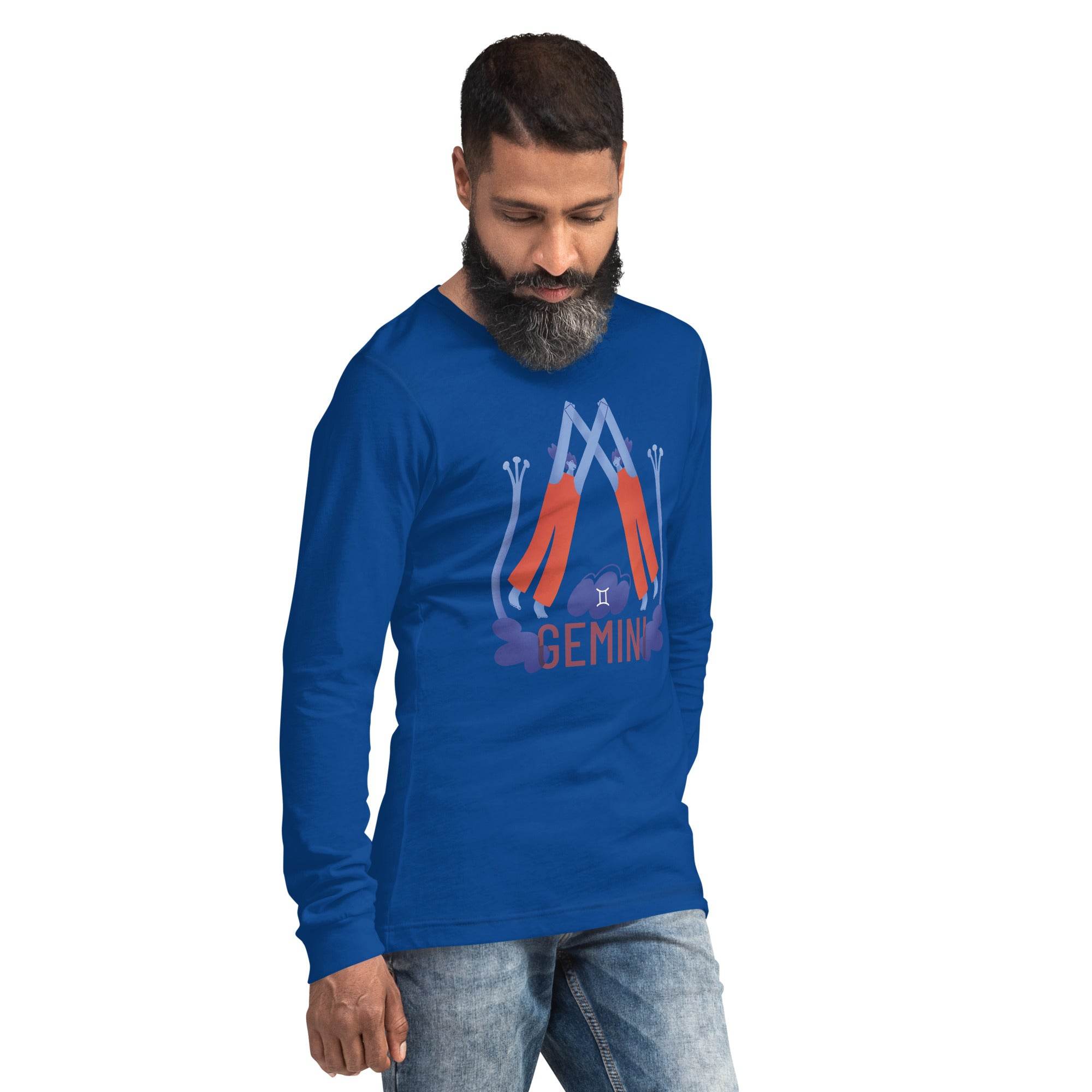 Gemini Unisex Long Sleeve Tee - Raw Edition - 