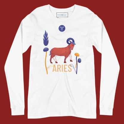 Aries Unisex Long Sleeve Tee Raw