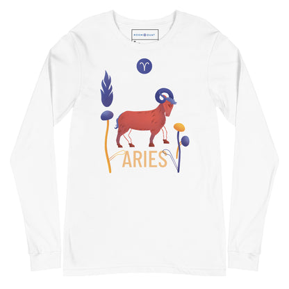 Aries Unisex Long Sleeve Tee Raw