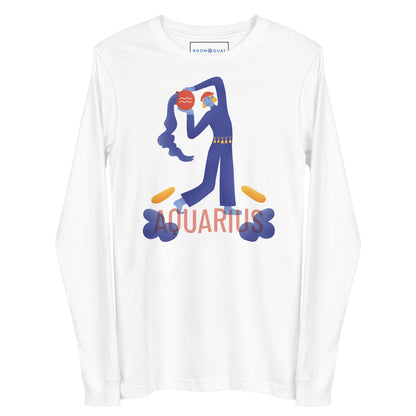 Aquarius Unisex Long Sleeve Tee - Raw Edition