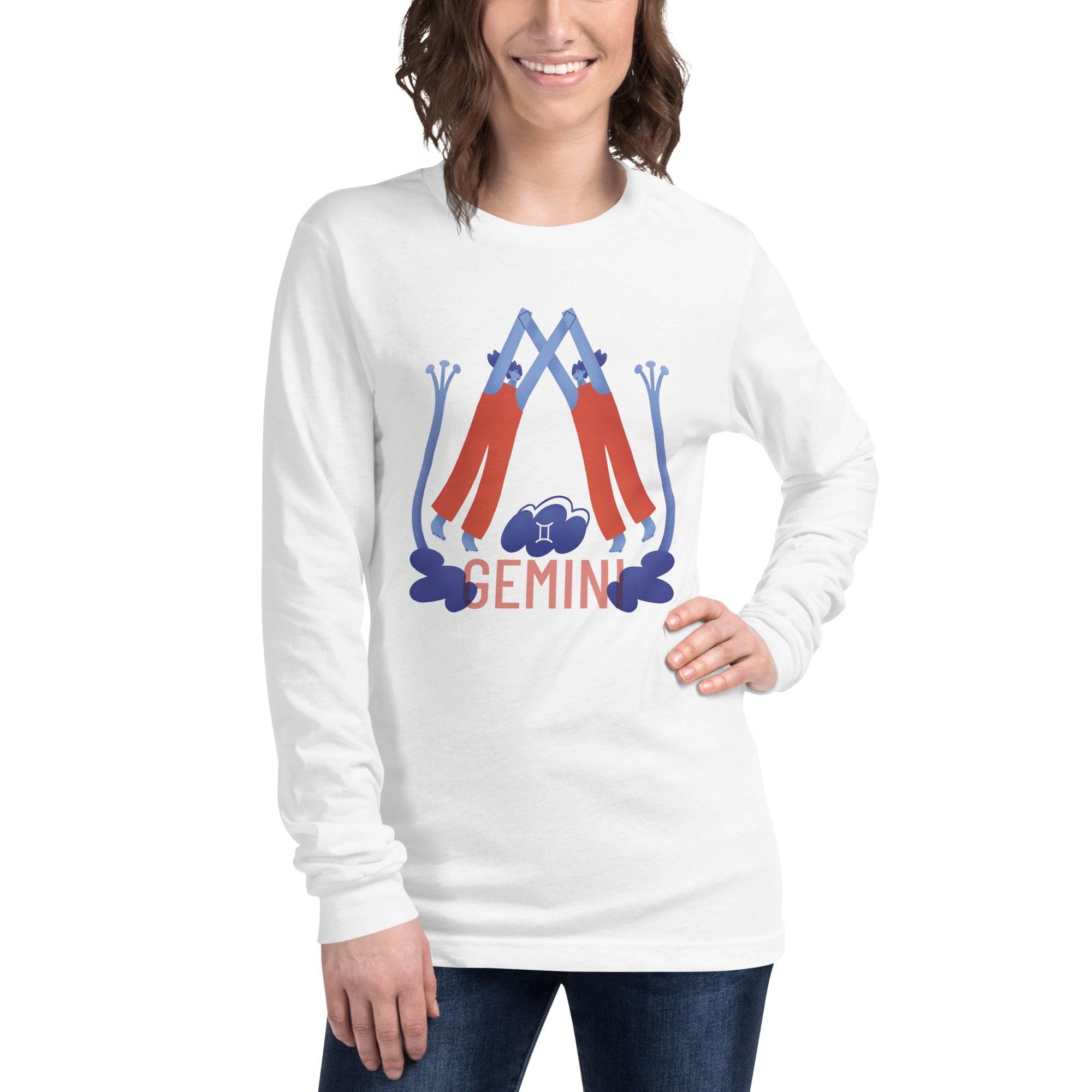 Gemini Unisex Long Sleeve Tee - Raw Edition - 