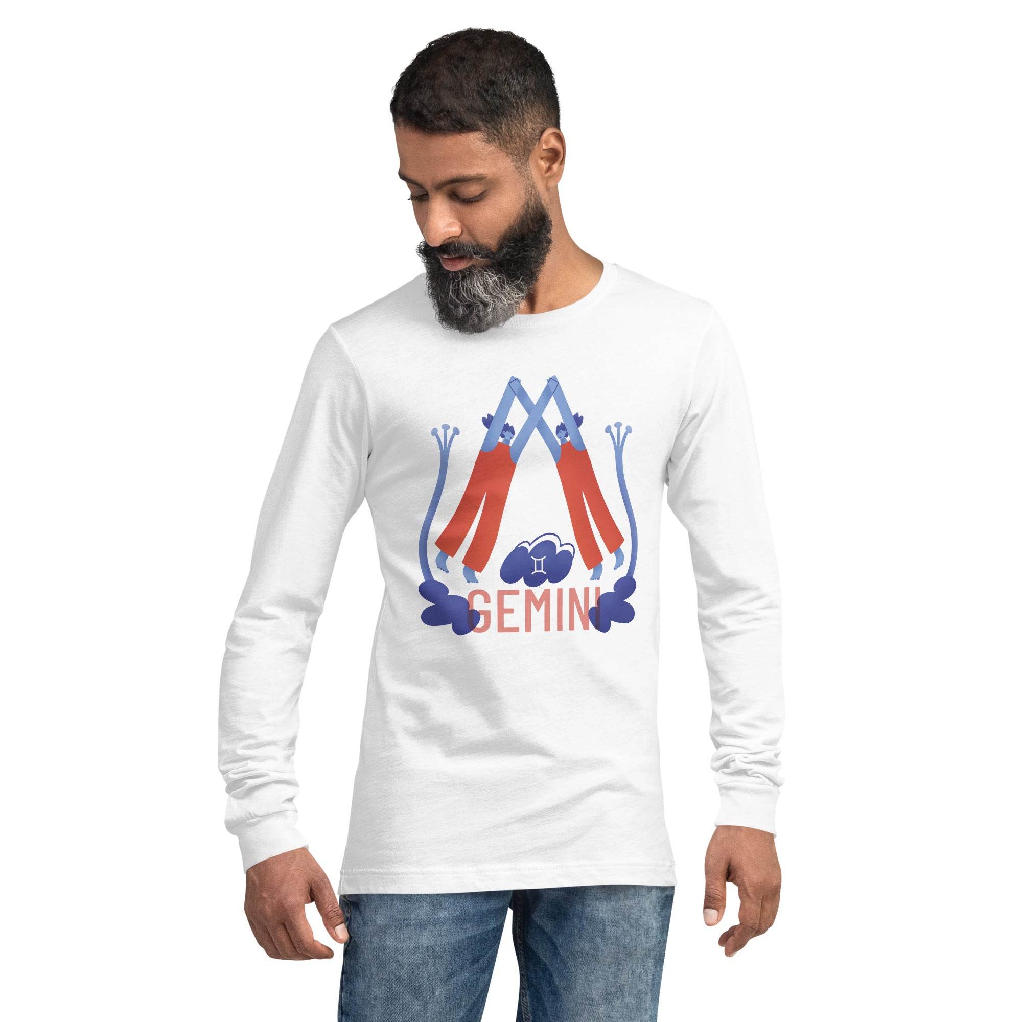 Gemini Unisex Long Sleeve Tee - Raw Edition - 
