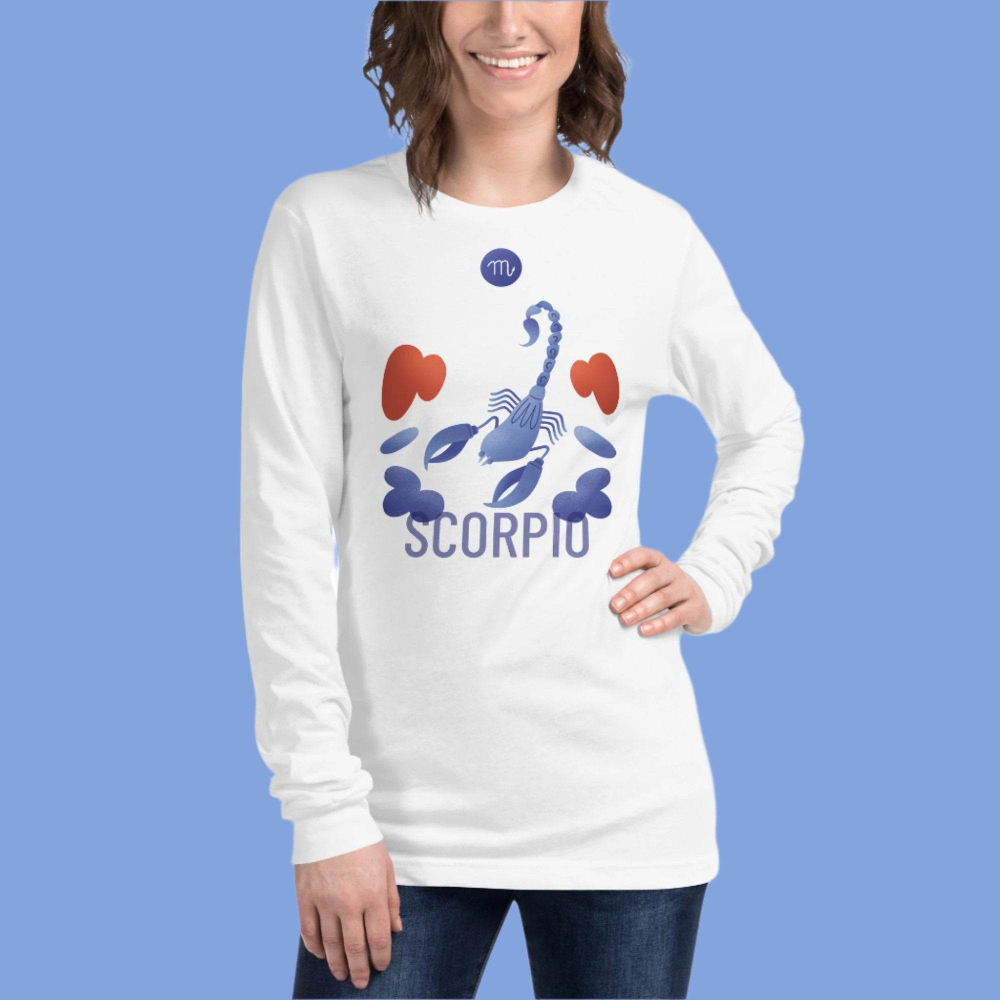 Scorpio Unisex Long Sleeve Tee - Raw Edition - 