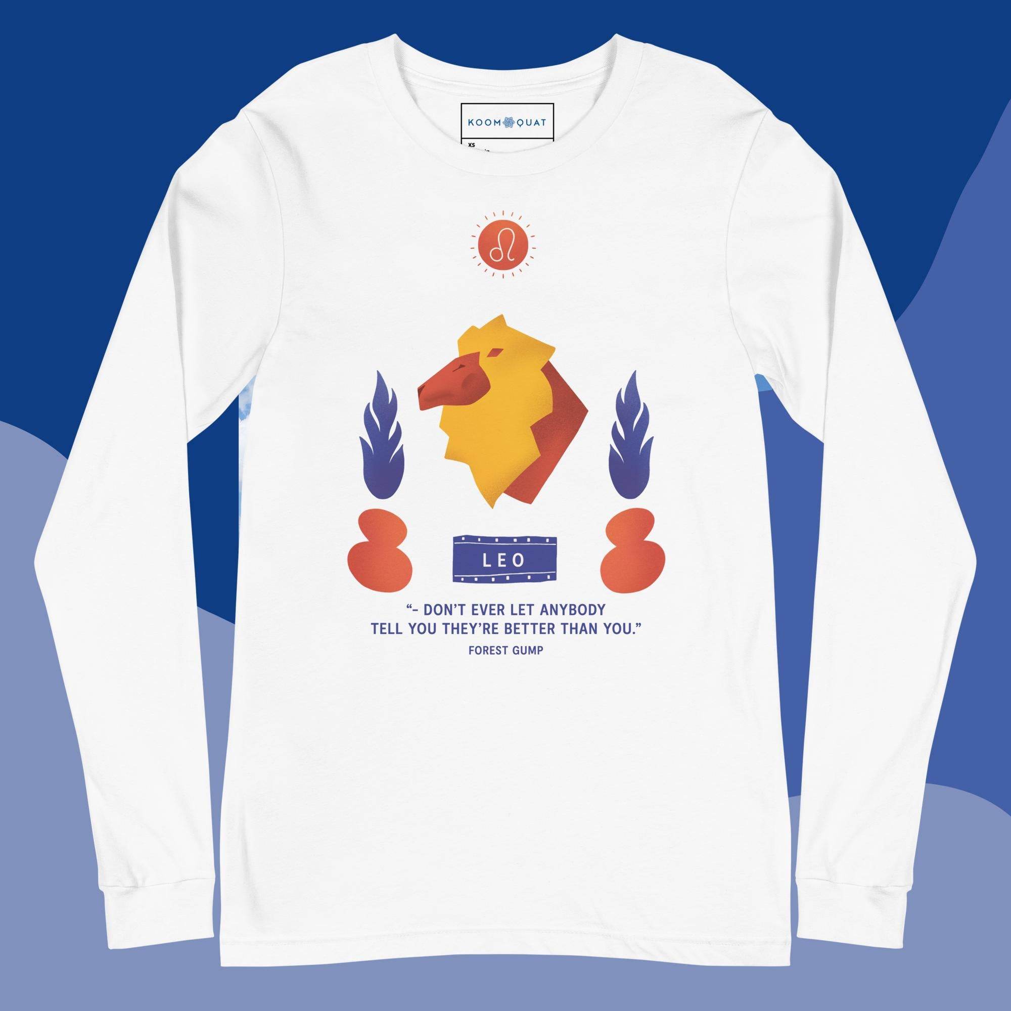 Leo Unisex Long Sleeve Tee - Forrest Gump Edition - 