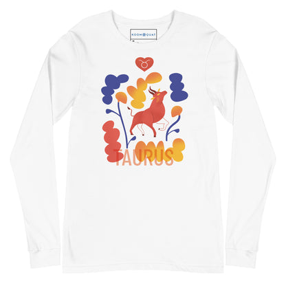 TAURUS Unisex Long Sleeve Tee Raw