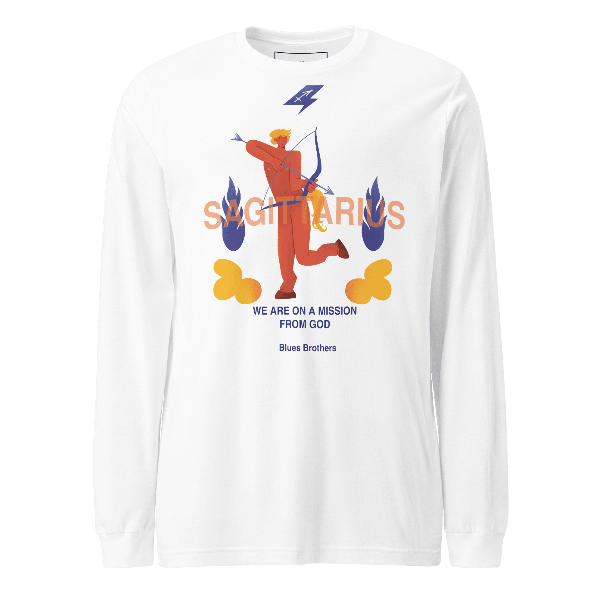 Sagittarius Unisex Long Sleeve Tee - The Blues Brothers Edition - 