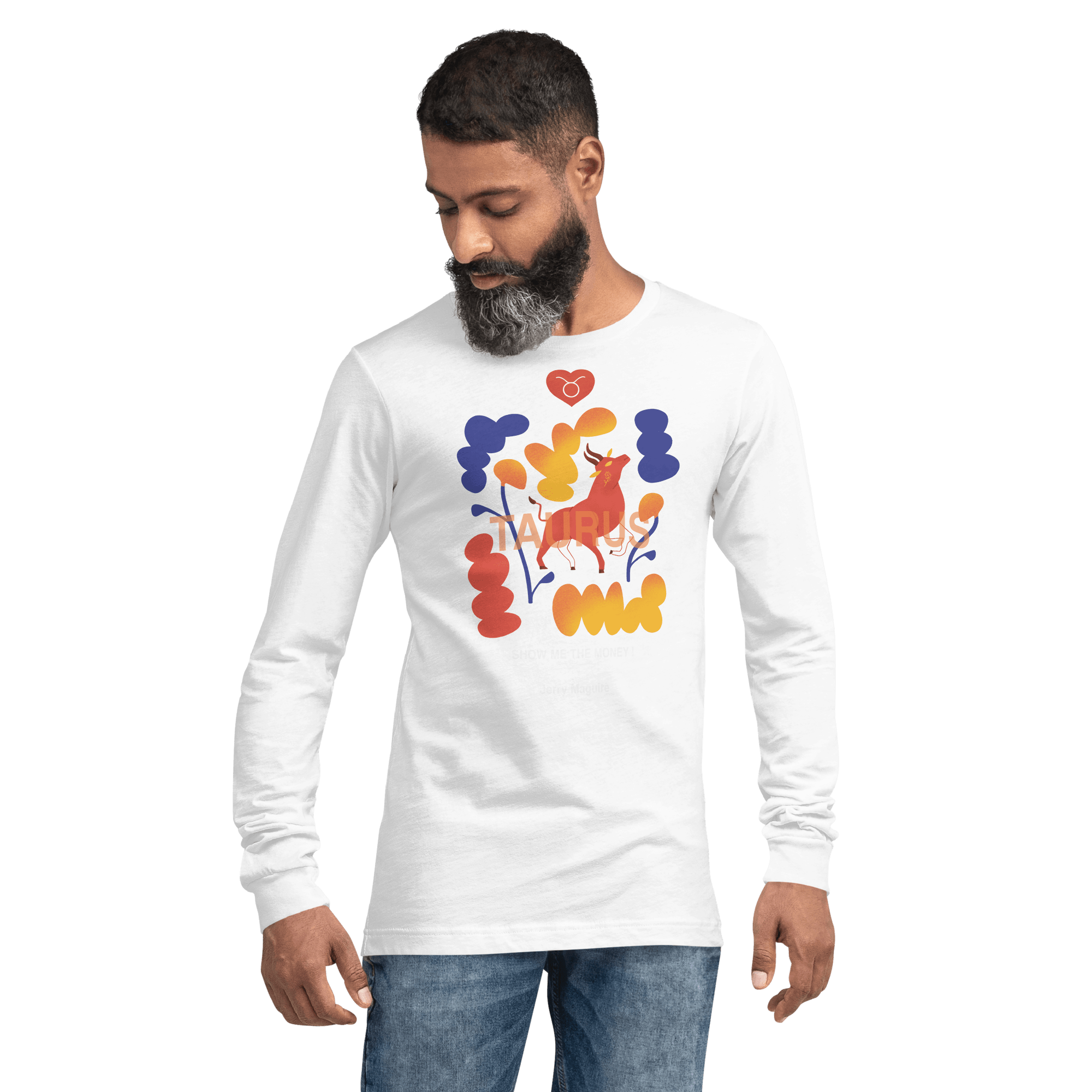 Taurus Unisex Long Sleeve Tee Jerry Maguire Edition - 