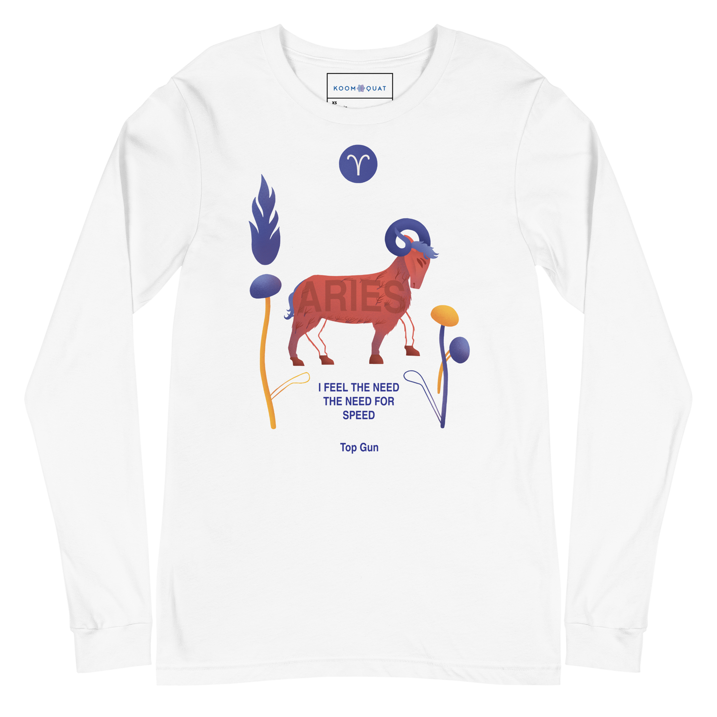 Aries Unisex Long Sleeve Tee Top Gun - Edition