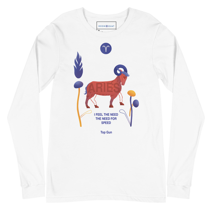 Aries Unisex Long Sleeve Tee Top Gun - Edition