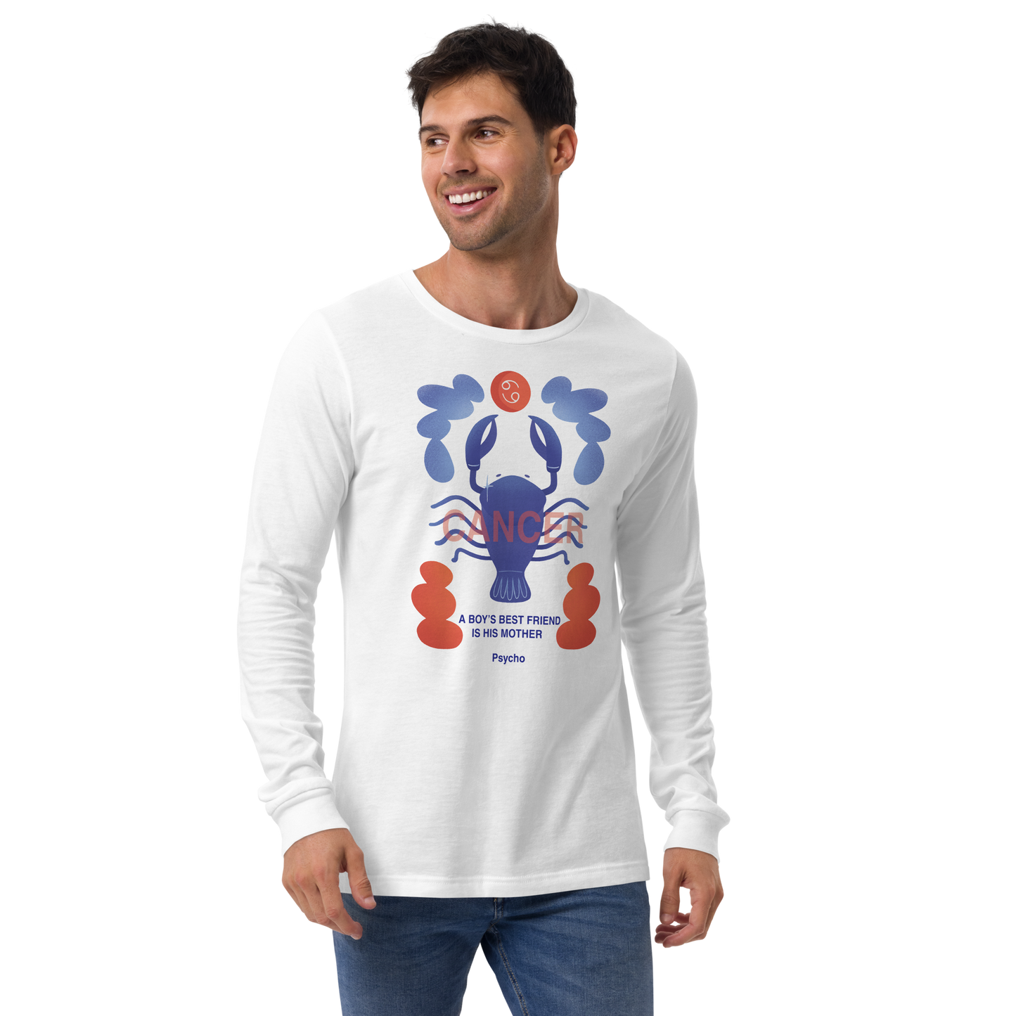 Cancer Unisex Long Sleeve Tee Psycho Edition