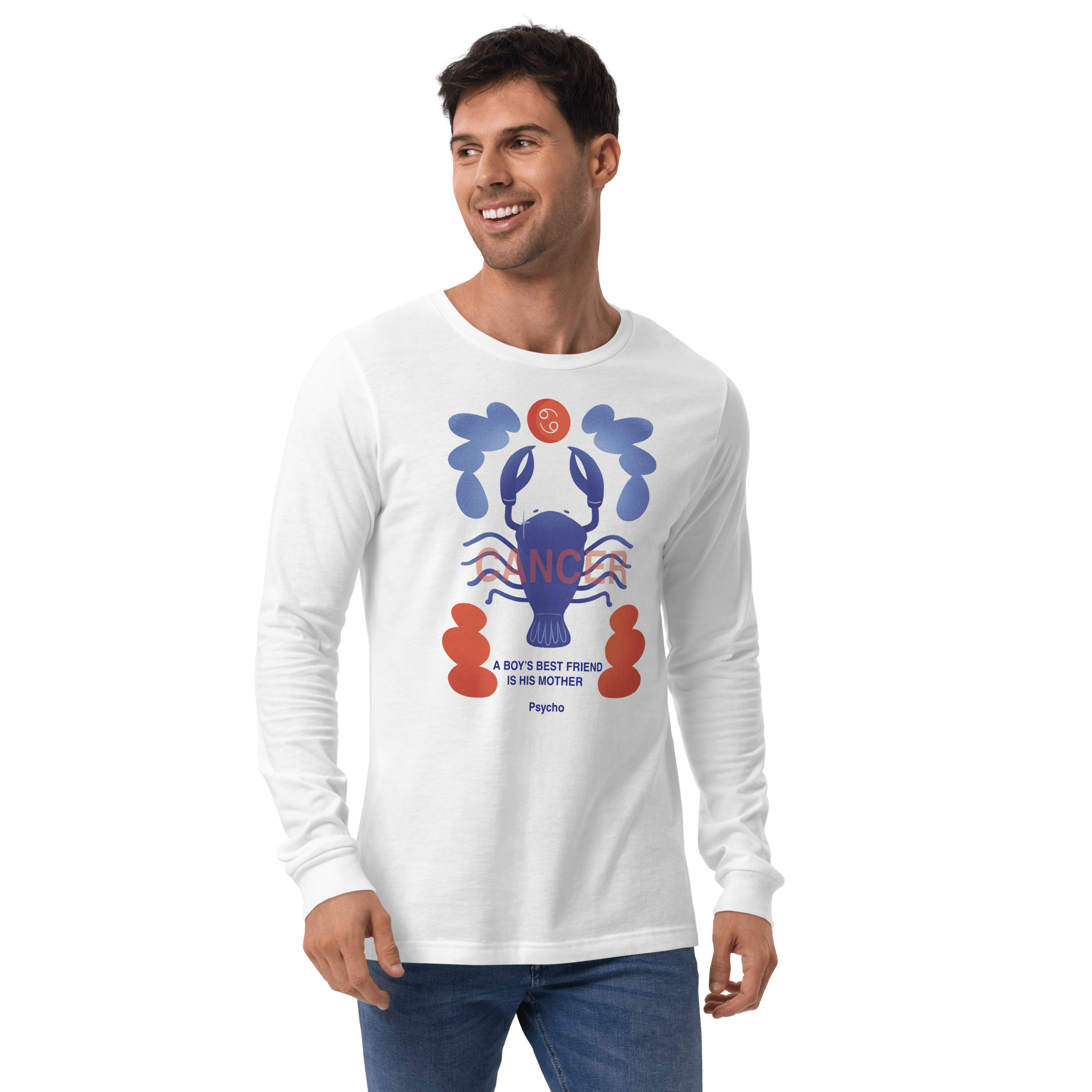 Cancer Unisex Long Sleeve Tee Psycho Edition - 