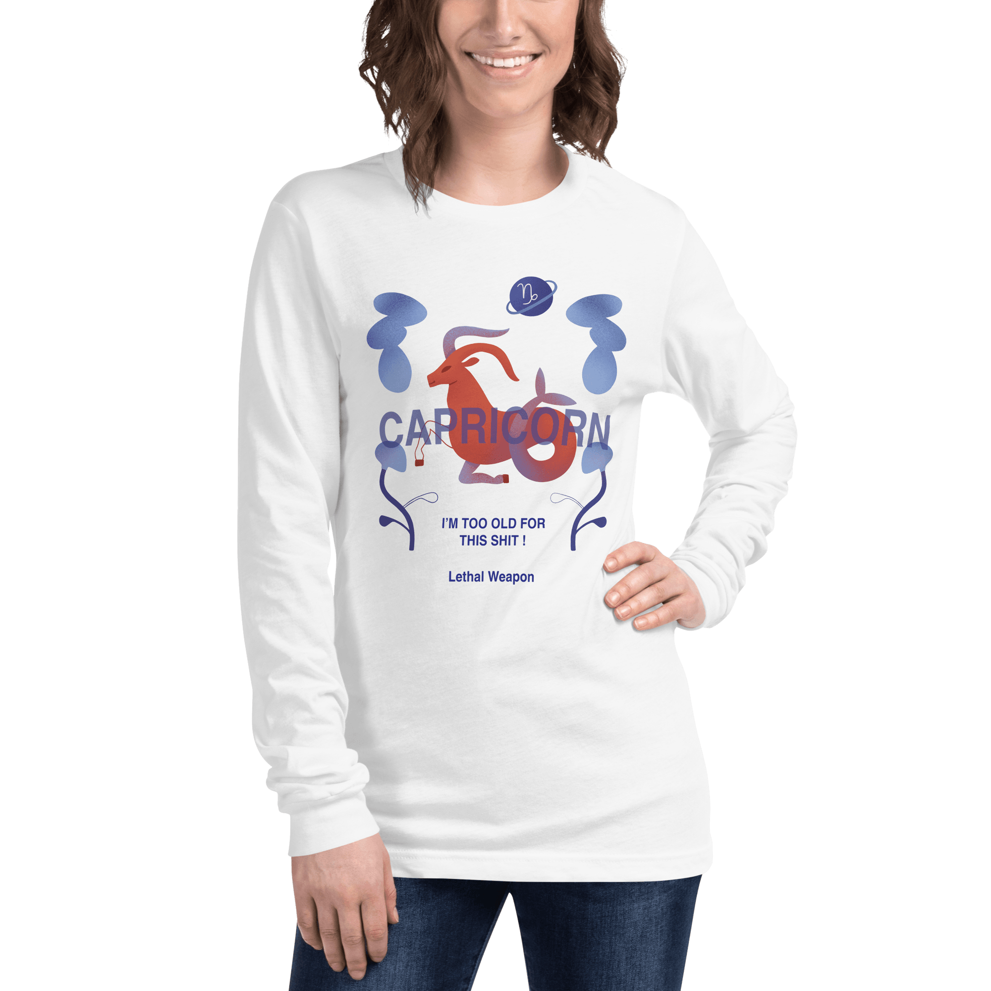 Capricorn Unisex Long Sleeve Tee - Lethal Weapon Edition - 