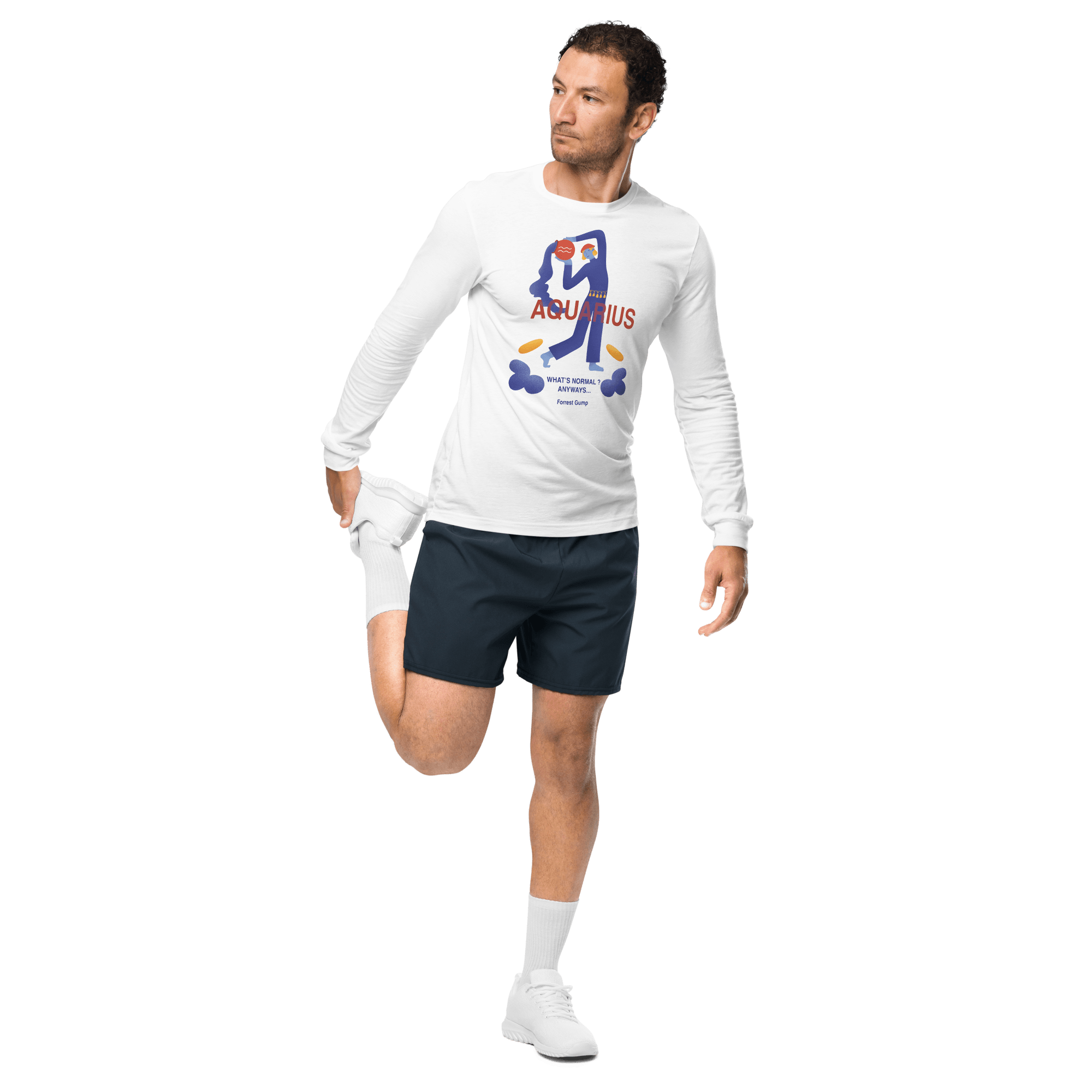 Aquarius Unisex Long Sleeve Tee - Forrest Gump Edition - 